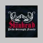 Skinhead Pride Strength Family - plavkové pánske kraťasy s pohodlnou gumou v páse a šnúrkou na dotiahnutie vhodné aj ako klasické kraťasy na voľný čas